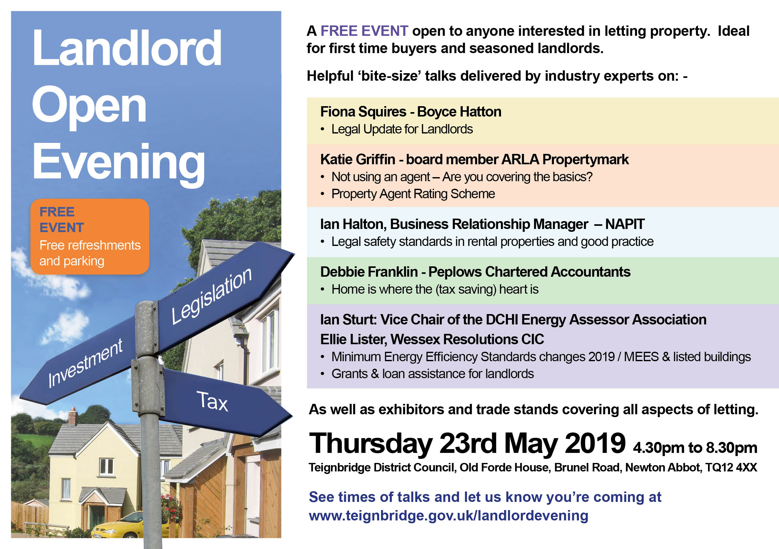 Teignbridge to host free landlord open evening The Exeter Daily